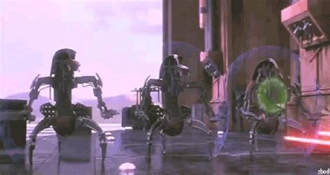 clones watching droideka gif|droidekas images.